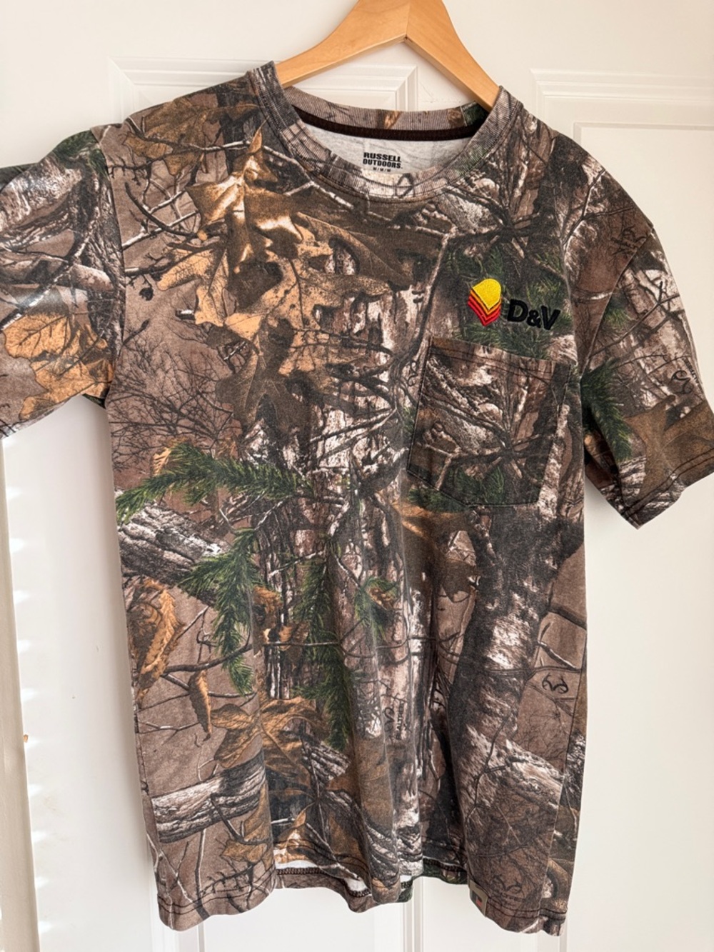 Camo Pocket Tee with D&V Logo